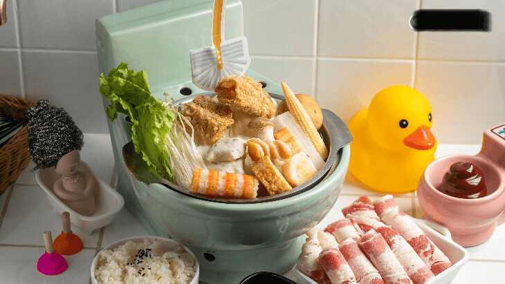Modern Toilet Theme Restaurant