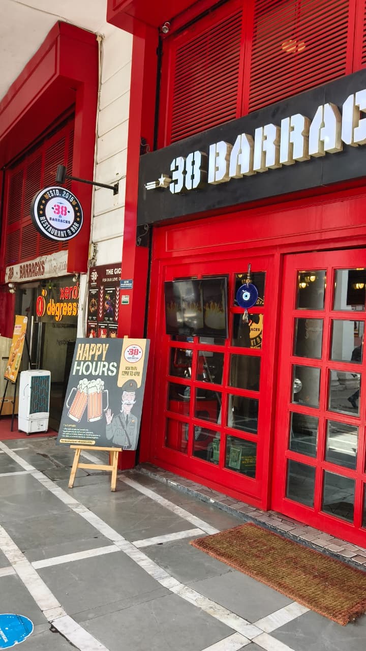 38 Barracks Restaurant and Bar- Connaught Place